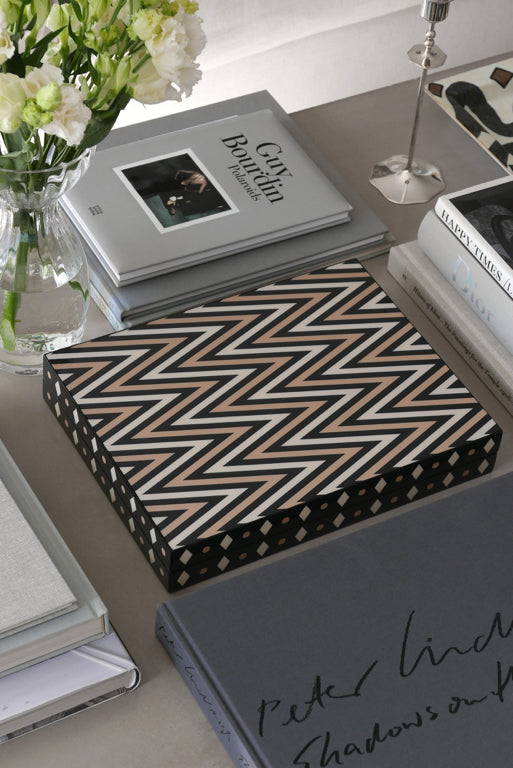 Printworks Game - Backgammon Lacquered - Black