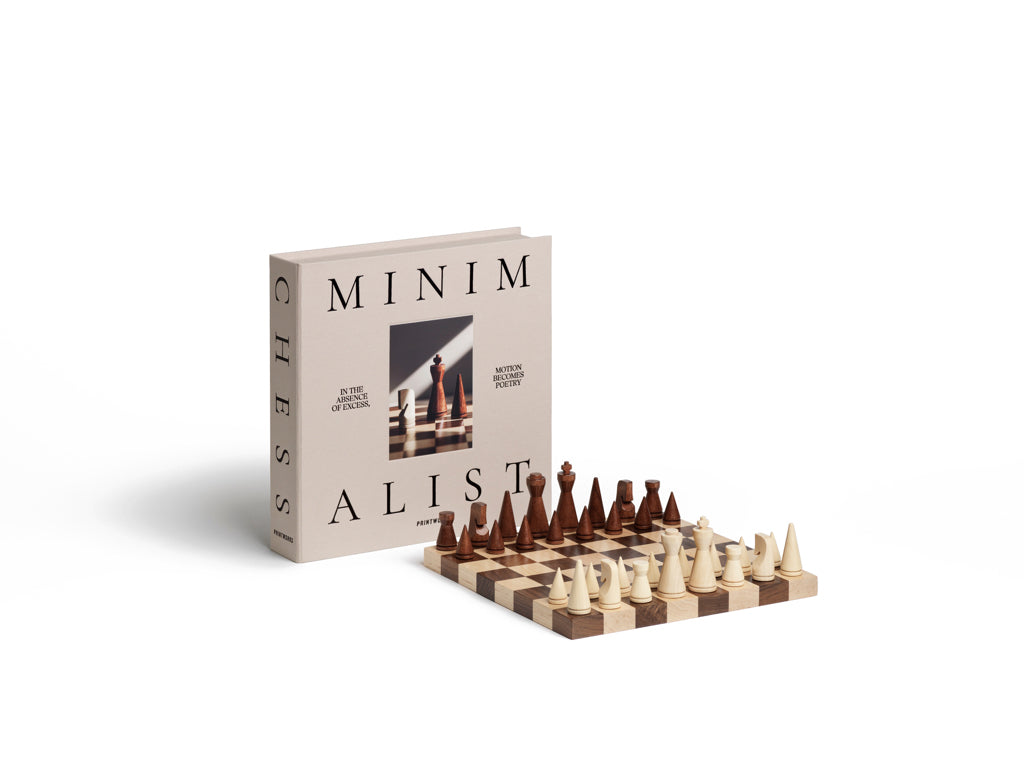 Printworks Game - Wooden Chess Game - The Minimalist