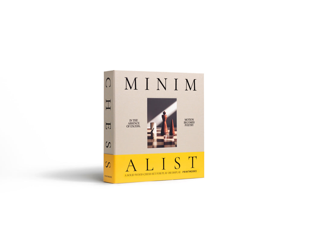 Printworks Game - Wooden Chess Game - The Minimalist