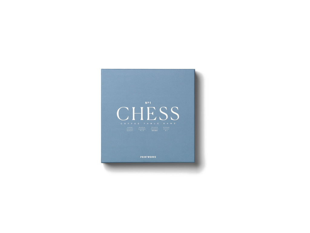 Printworks Classic Chess Game - Dusty Blue