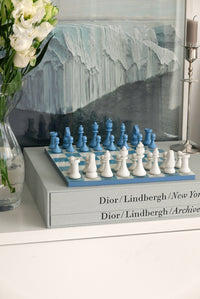 Printworks Classic Chess Game - Dusty Blue