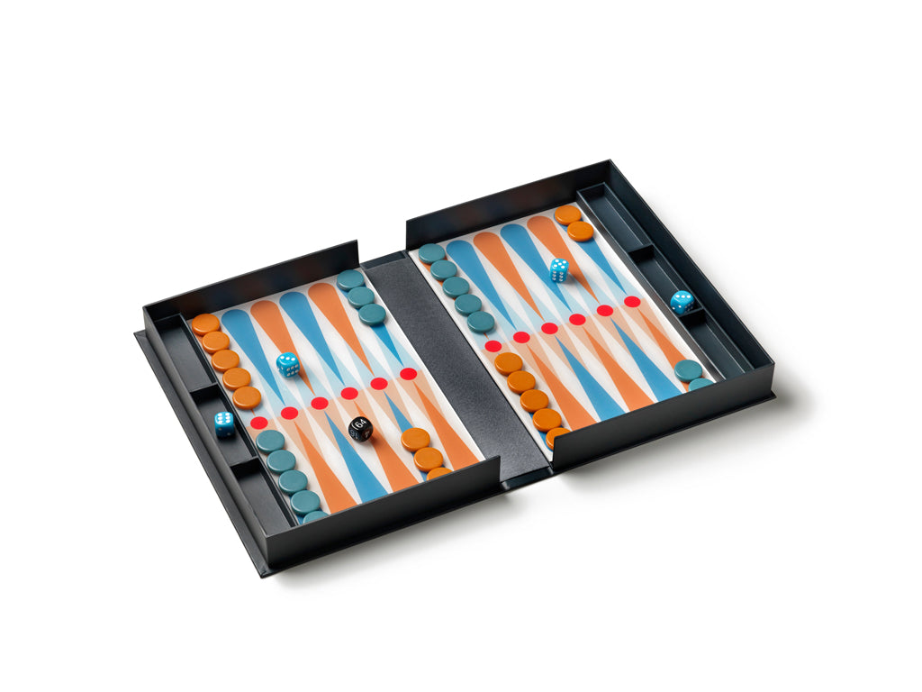 Printworks Spel Classic  Art of Backgammon - Antraciet
