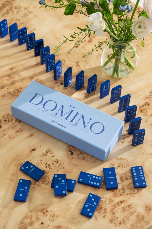 Printworks Game Classic - Domino - Blue