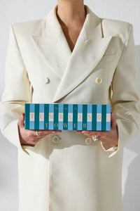 Printworks Spel Spelen - Tumbling Tower - Groen/Blauw