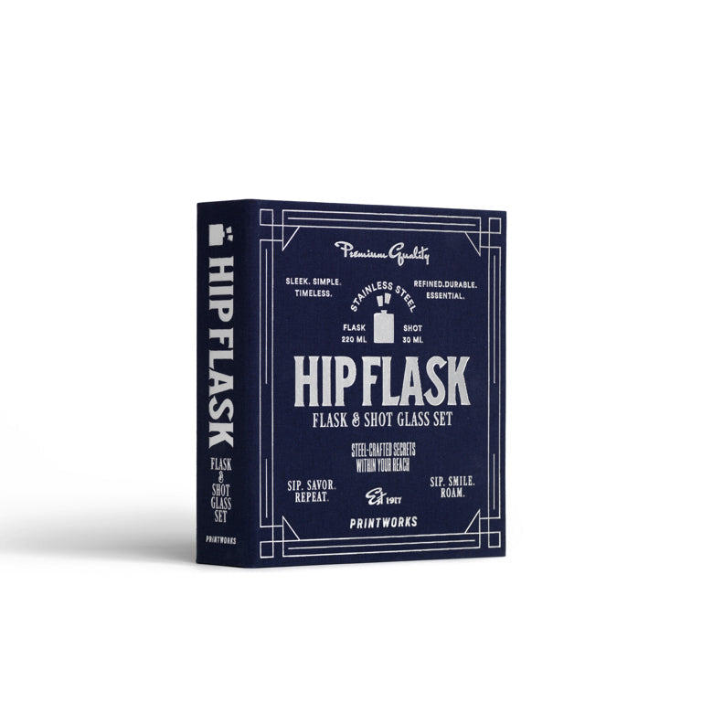 Printworks The Essentials - Hip Flask - Dark Blue