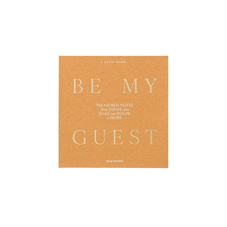 Printworks Gastenboek - Geel/Beige
