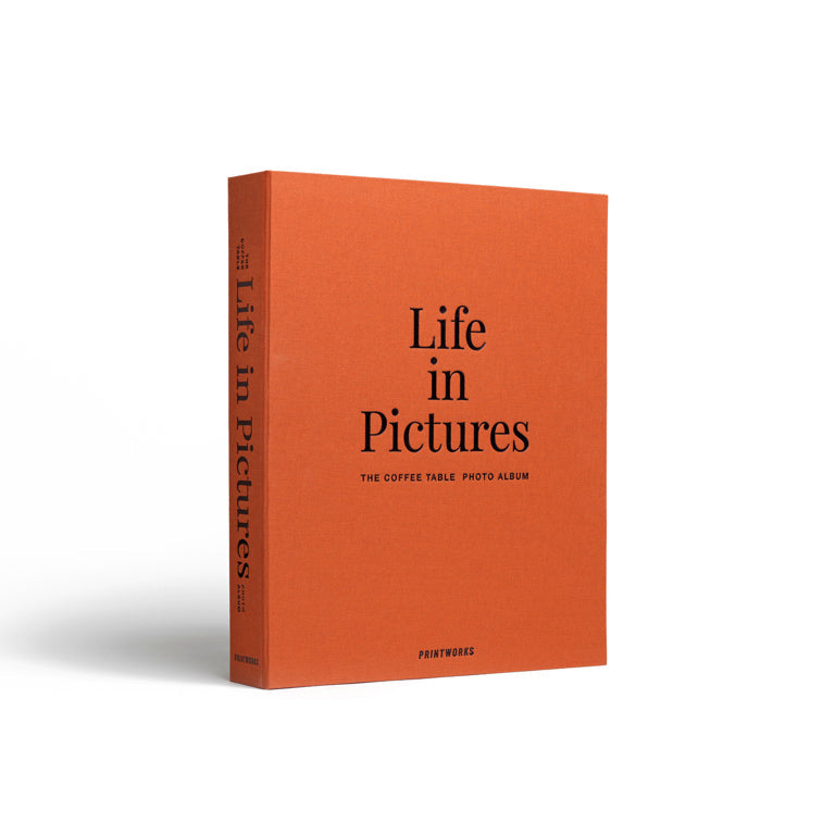 Printworks Photo Album L - Life in Pictures - Orange
