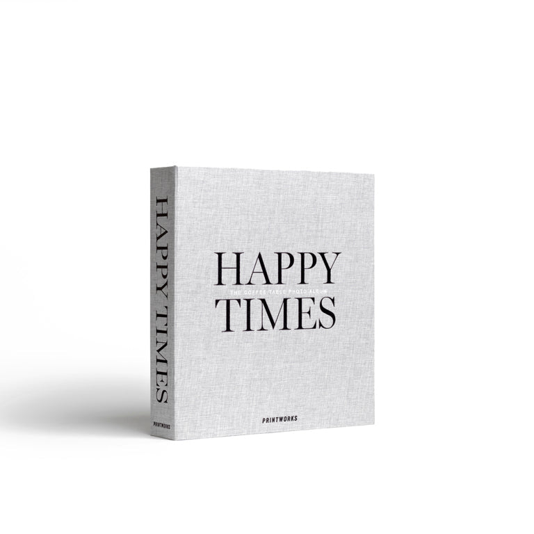 Printworks Photo Album S - Happy Times - Grey