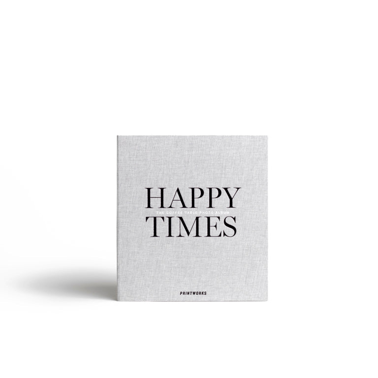Printworks Photo Album S - Happy Times - Grey
