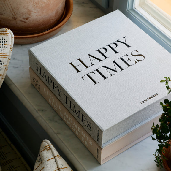 Printworks Photo Album S - Happy Times - Grey