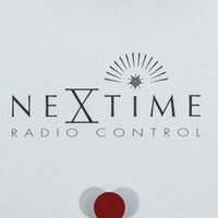 NeXtime Wandklok - 35 cm - Aluminium - 'Station radiogestuurde (DCF) cijfers'