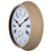 NeXtime Wetterstation - Wanduhr - 40,5 cm - Metall - Hyazinthe