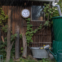 NeXtime Wetterstation - Wanduhr - 40,5 cm - Metall - Hyazinthe
