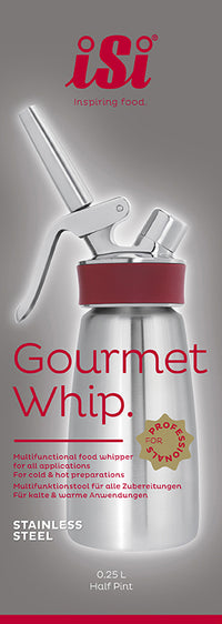 iSi Gourmet Whip Plus rvs - 0,25 Ltr