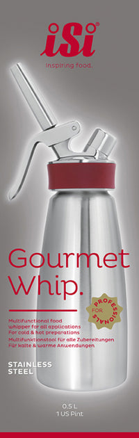 iSi Gourmet Whip Plus rvs - 0,5 Ltr