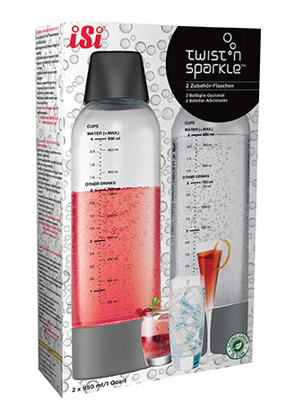 iSi Twist'n Sparkle flessenset - 0,95 Ltr