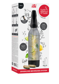 iSi Twist'n Sparkle Virtuoso Startset - 0,95 liter - Onyx