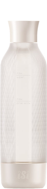 iSi Twist'n Sparkle Virtuoso Fles - 0.95Ltr - Ivoor