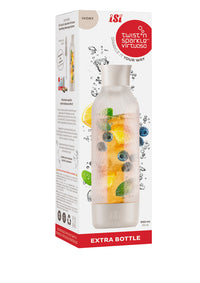 iSi Twist'n Sparkle Virtuoso Fles - 0.95Ltr - Ivoor