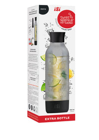 iSi Twist'n Sparkle Virtuoso Fles - 0.95Ltr - Onyx