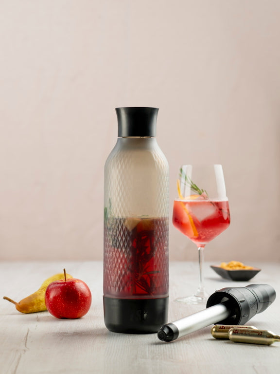 iSi Twist'n Sparkle Virtuoso Fles - 0.95Ltr - Onyx