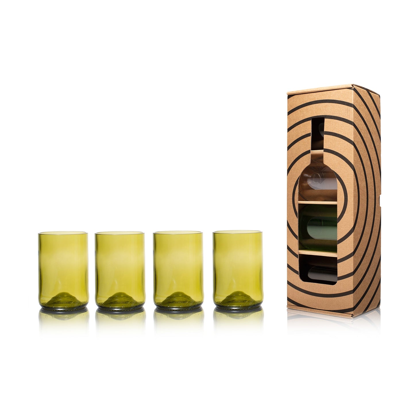 Rebottled Tumbler 4-pack glazen set