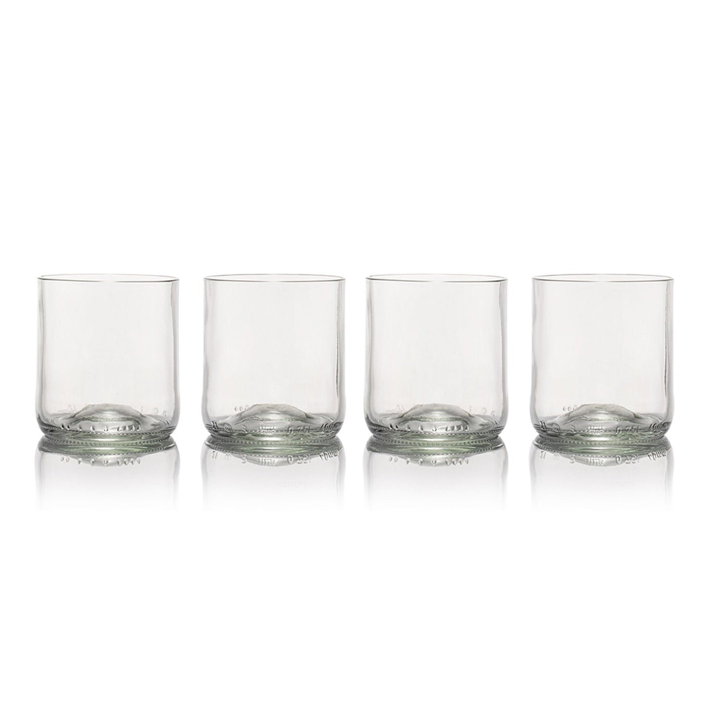 Rebottled Short Tumbler 4-pack glazen set helder