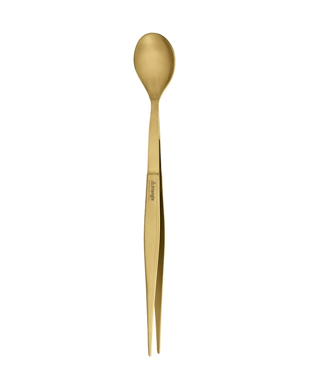 Triangle Proeflepel en keukenpincet - Goud - op kaart