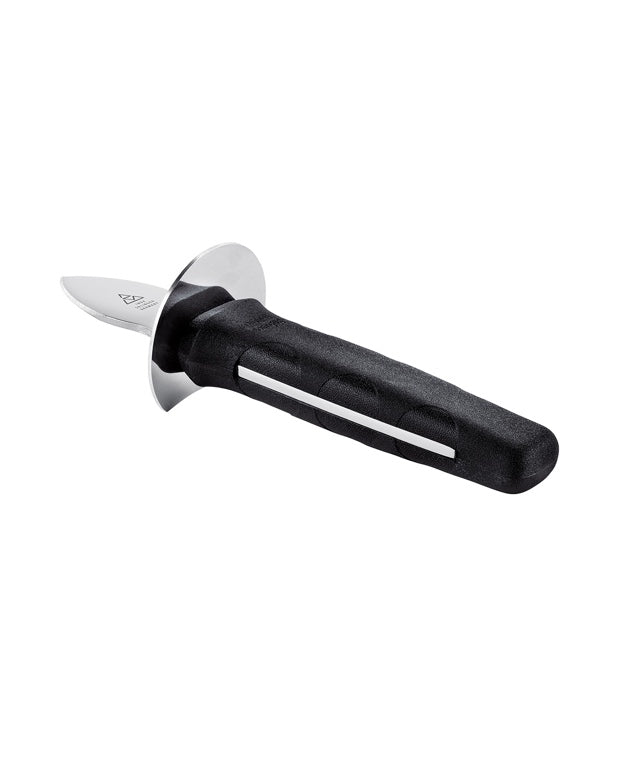 Triangle Oyster Knife - Black - in box