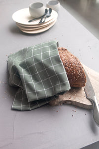 Walra Kitchen Set Dry Cubes Uni, Stripes &amp; Blocks 3-piece - Army Green