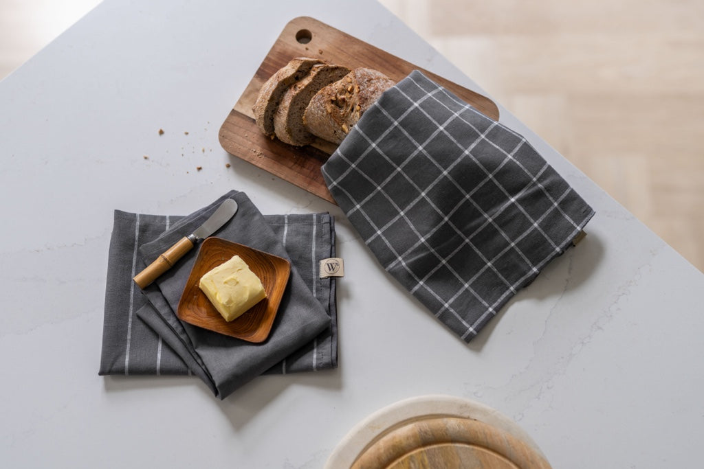 Walra Keukenset Lovely Linen 3-delig - Antraciet