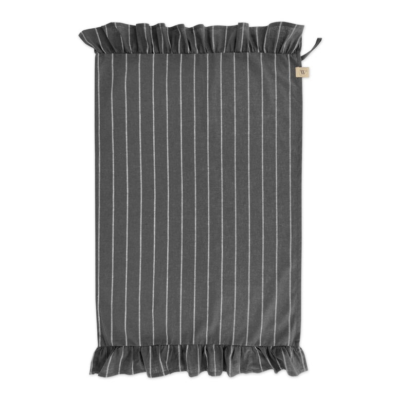 Walra Keukenset Lovely Linen Ruffles 3-delig - Antraciet