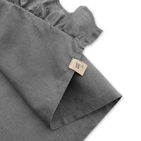 Walra Keukenset Lovely Linen Ruffles 3-delig - Antraciet