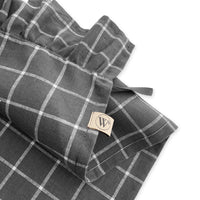 Walra Keukenset Lovely Linen Ruffles 3-delig - Antraciet