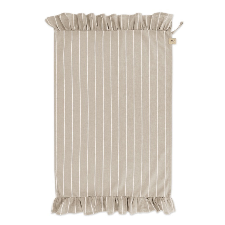 Walra Keukenset Lovely Linen Ruffles 3-delig - Naturel