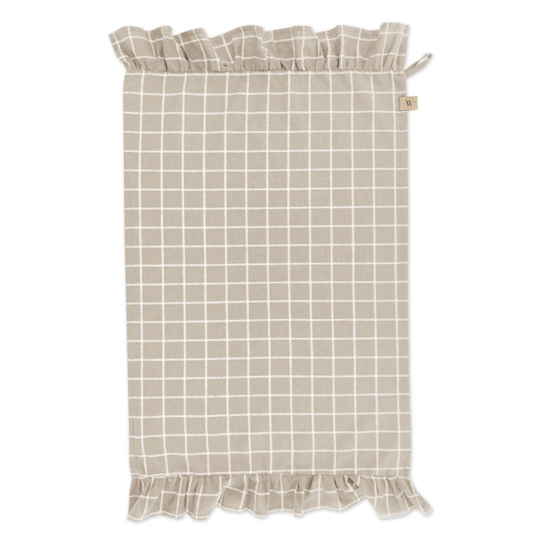 Walra Keukenset Lovely Linen Ruffles 3-delig - Naturel