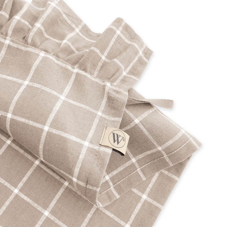 Walra Keukenset Lovely Linen Ruffles 3-delig - Naturel