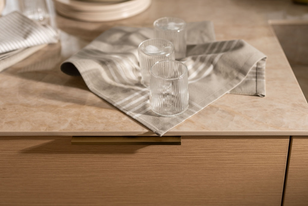 Walra Keukenset Superior Kitchen Set 3-delig - Taupe/Wit