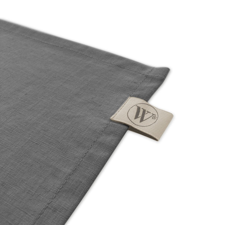 Walra Servet Set Lovely Linen 4-delig - Antraciet