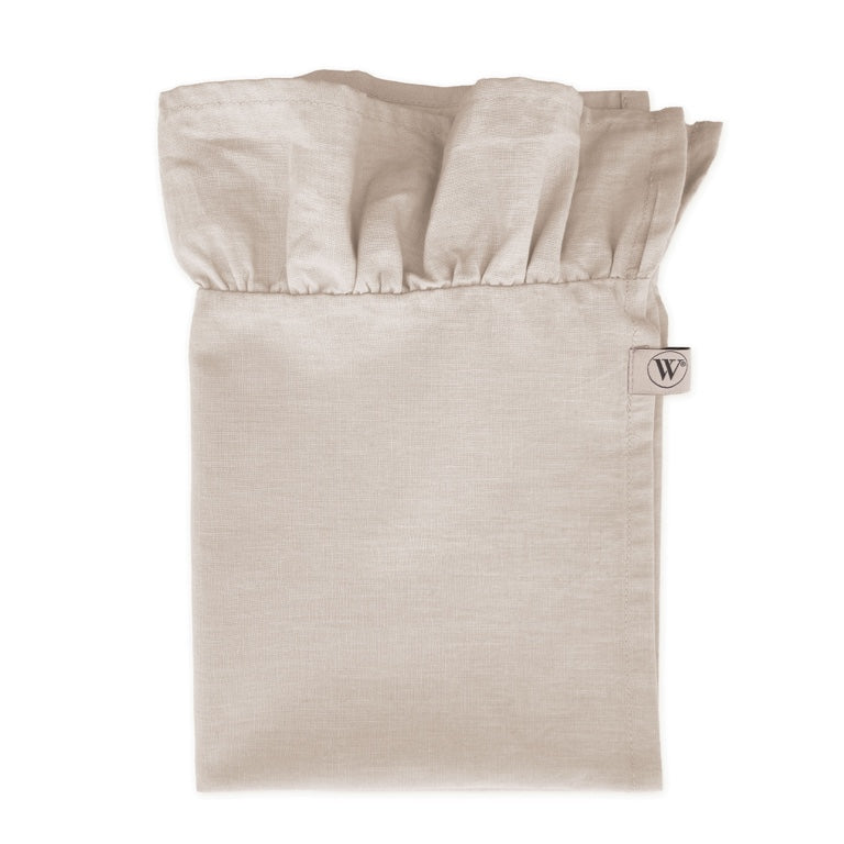 Walra Servet Set Lovely Linen Ruffles 4-delig - Naturel