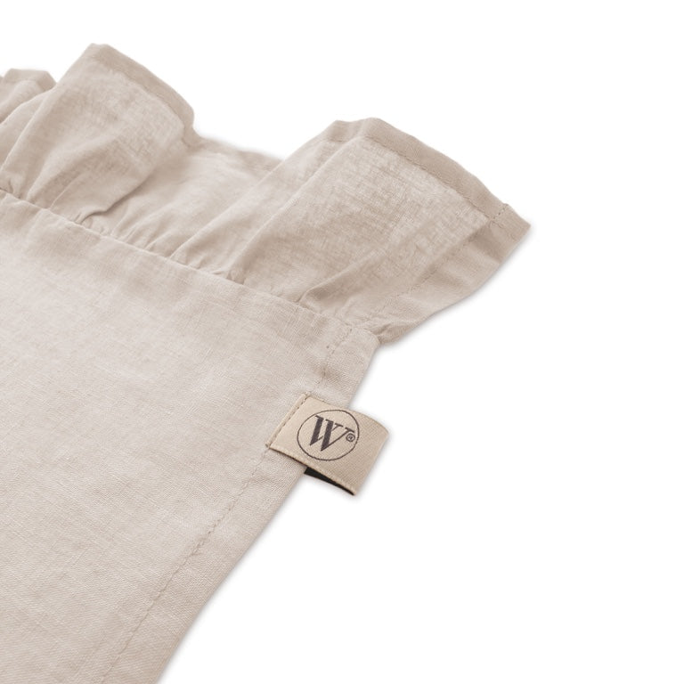 Walra Servet Set Lovely Linen Ruffles 4-delig - Naturel