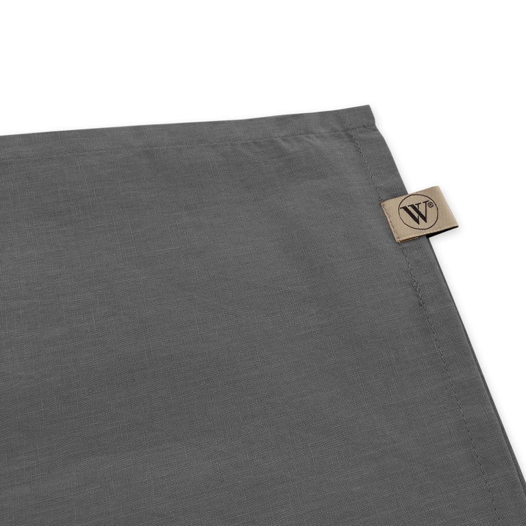 Walra Lovely Leinen-Tischdecke – 1400 x 3200 mm – Anthrazit