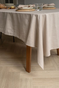 Walra Tischdecke Lovely Linen - 1400x3200mm - Natur
