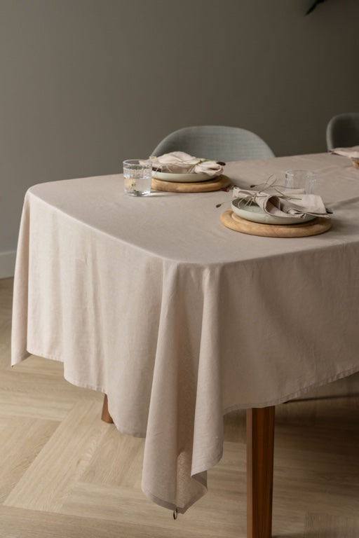 Walra Tischdecke Lovely Linen - 1400x2400mm - Natur