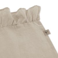 Walra Tischdecke Lovely Linen Ruffles - 1400x3200mm - Natur