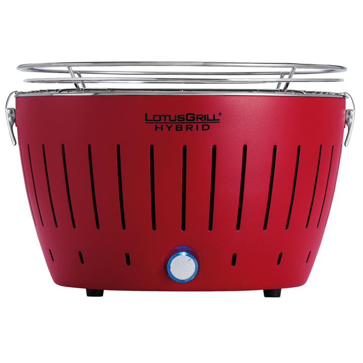 LotusGrill Classic Hybrid Tafelbarbecue - Ø350mm - Rood