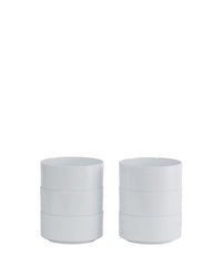 Heller Max Schalen set 6-delig - Ø127mm - H 57mm - Wit