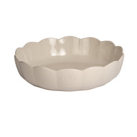Emile Henry Madeleine Bowl round corrugated - Ø270mm - H 65mm - Argile
