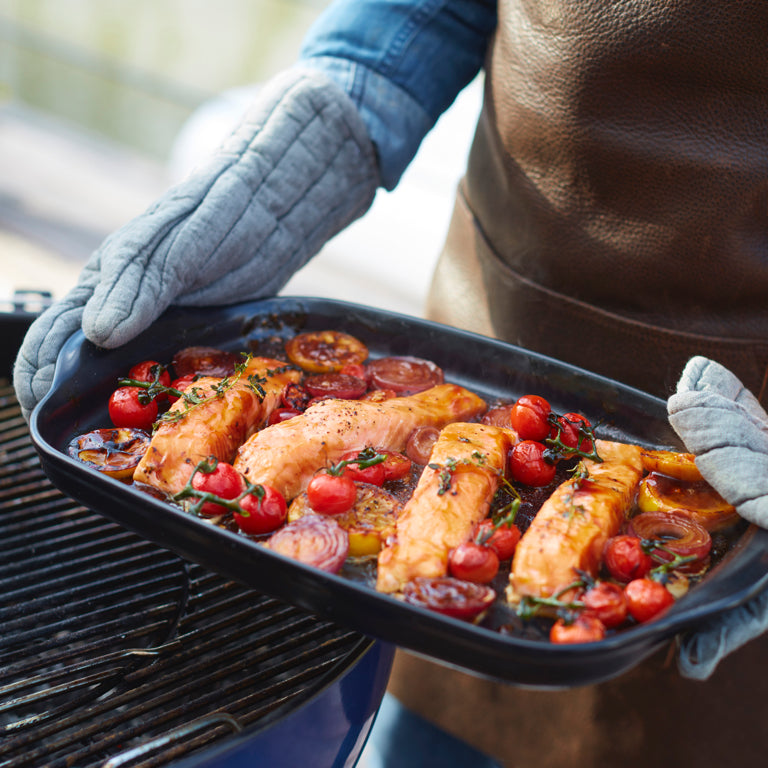 Emile Henry BBQ Bakplaat E-Box - 425x275x40mm - Truffel