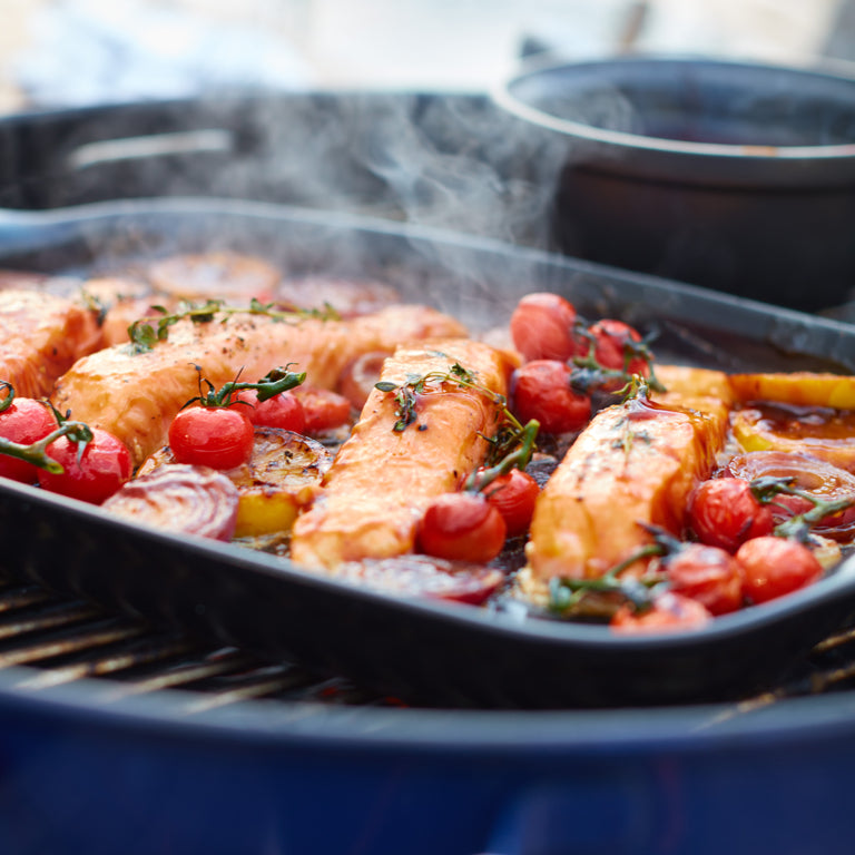 Emile Henry BBQ Bakplaat E-Box - 425x275x40mm - Truffel